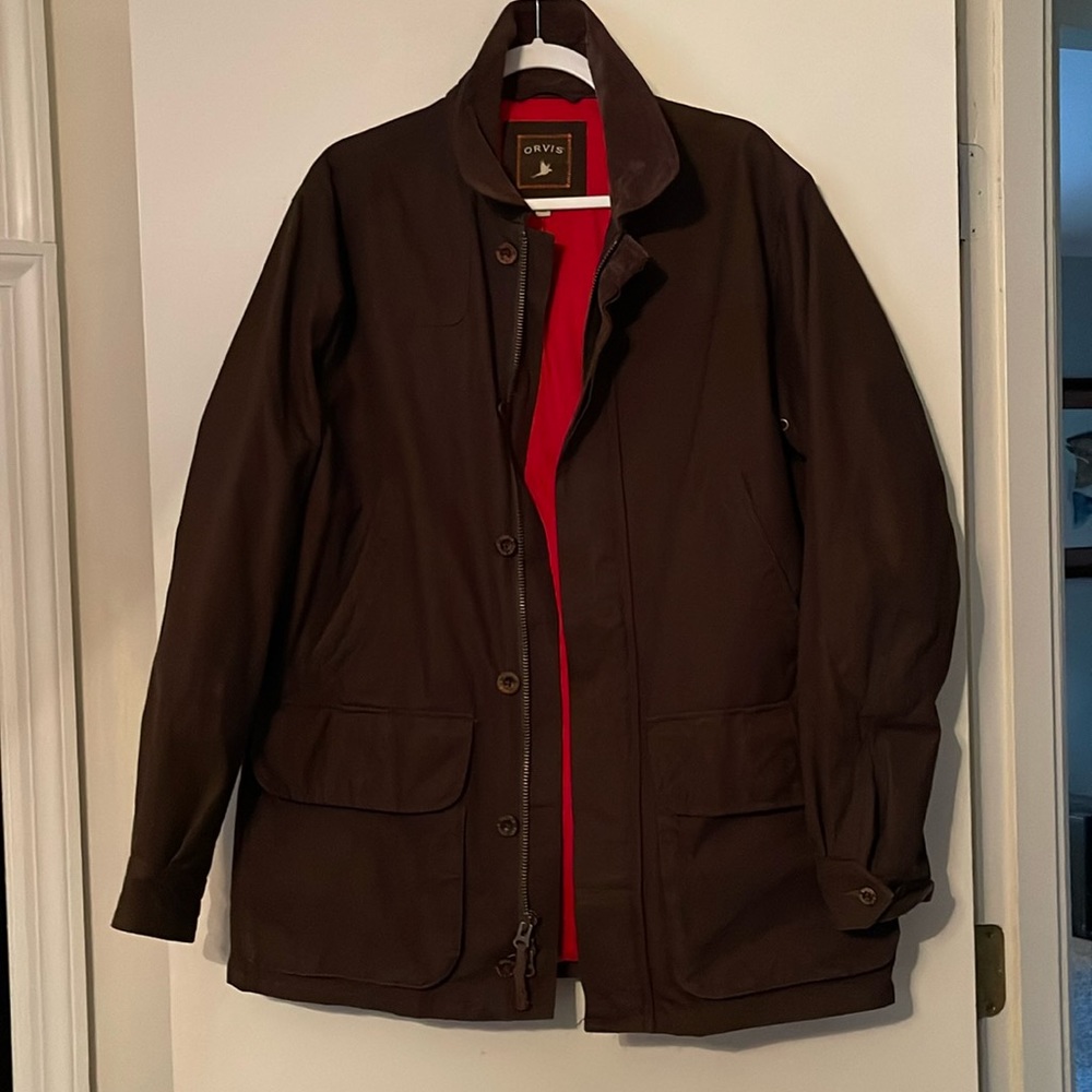Orvis Heritage Field Coat, never worn, size M, olive green